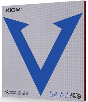 XIOM Накладной теннисный мяч с мягкой спинкой Vega Europe черный 10431 2.0