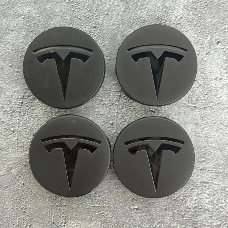 4pcs/set 56mm Tesla Model 3 Model Y Original Covers Hub Caps Wheel Center Caps for Tesla Model Y X S Original Auto Accessories