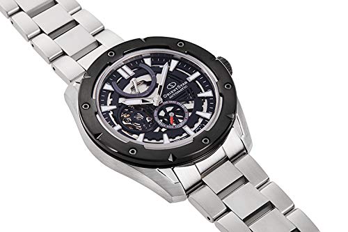 ORIENT ORIENT STAR RK-AV0A01B Мужские Автоматические Часы Авангардные Скелетон Открытое Сердце Механические Черные 2-Летняя