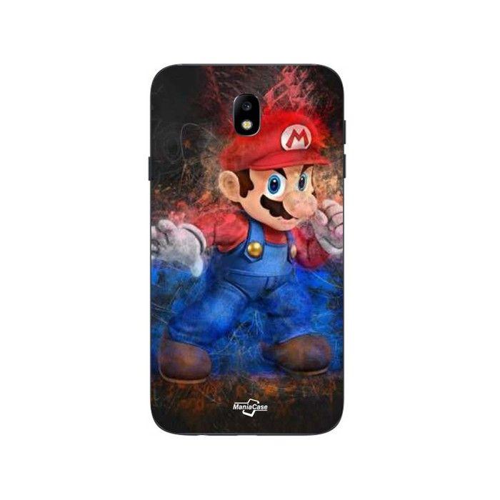 Чехол - MANIACASE - Samsung Galaxy J7 2018 - Super Mario Bros - Черный - Ежедневная защита