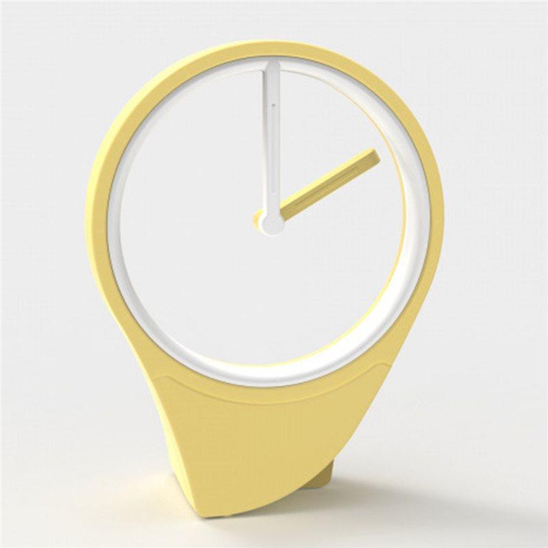 Floating No Dial Clock Minimalist Desktop Design Ornament Modern Aesthetic Home Decor For Office Living Room Gift