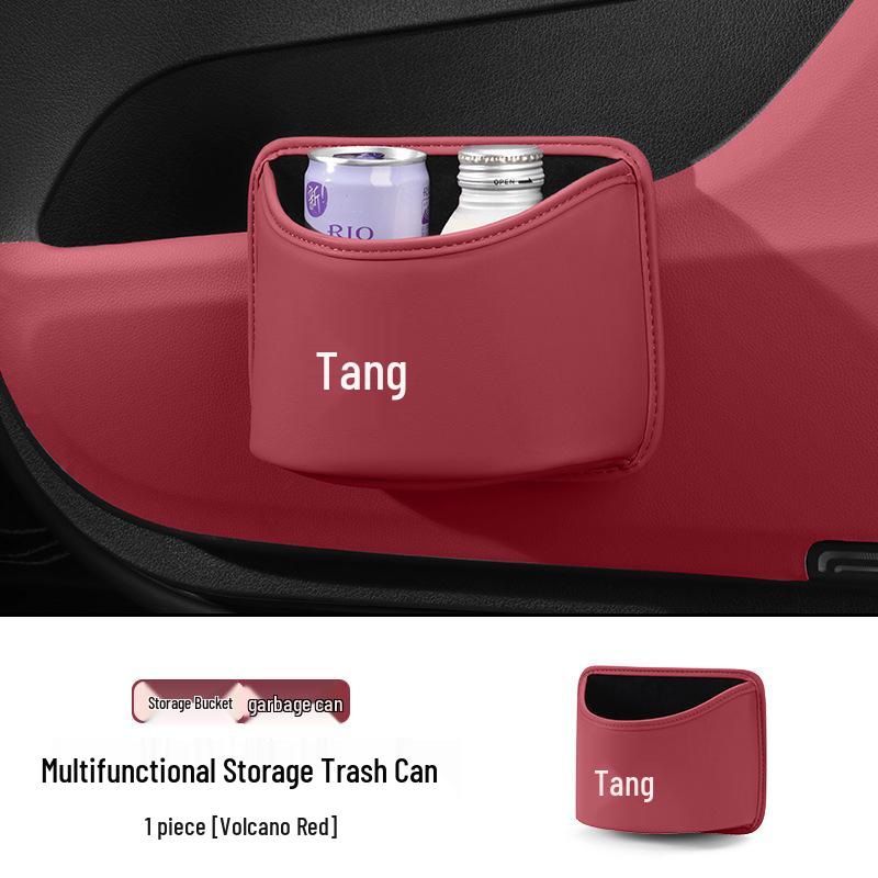 Multi-functional Car Trash Can for BYD Tang EV 2025 Interior Storage
