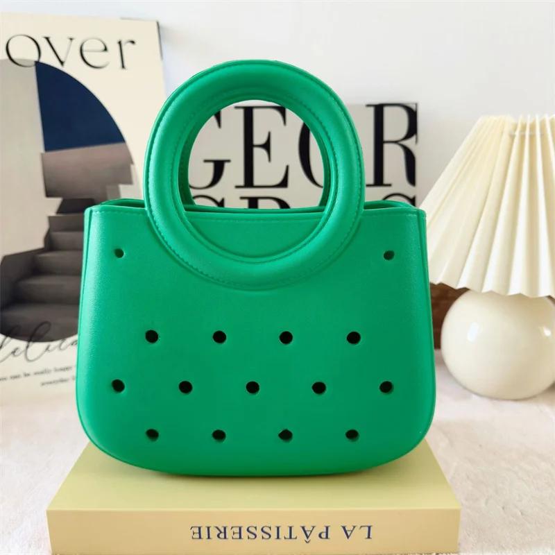 Женская летняя пляжная сумка Летняя EVA DIY Водонепроницаемая пляжная корзина Пикник На открытом воздухе Дорожная сумка-тоут Сумка для плавания Отпуск Покупки