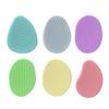 6/12Pcs Silicone Sensory Stone Toy Anxiety Stress Relief Portable Travel Calming Fidget Stone Textured Worry Stone Toy Kids Teens Adults Gift