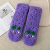 Mid Tube Thick Thermal Socks Plush Fleece Sock Women Kawaii Sleeping Slipper Socks  Winter