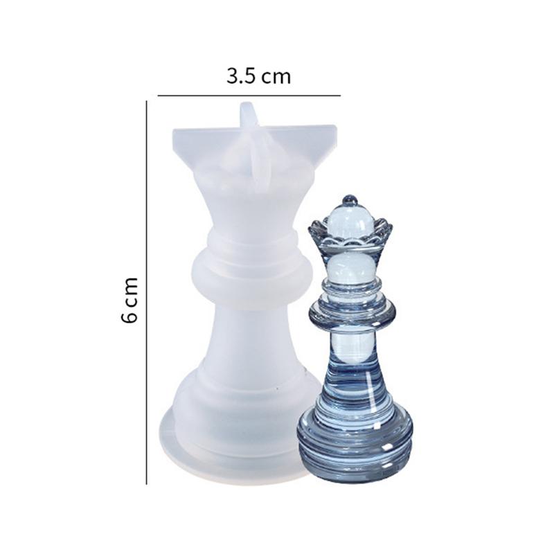 1PC Home Decorations International Chess Chess Pieces Epoxy Resin Mold Silicone Mould CDN