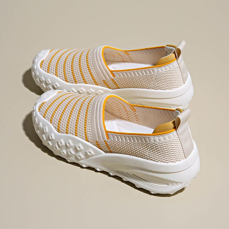 Loafer Cloth Shoes Women's Flat Loafers Women New Style Korean Black Casual Mesh Zapatillas Mujer Espadrilles Mujer Summer Soft