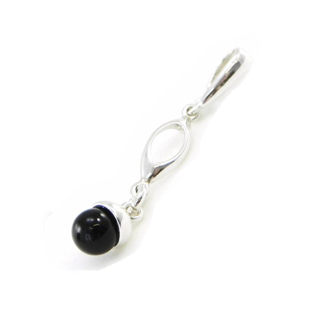 Les Trésors De Lily [I8898] - Silver Pendant 'Jeet Black Goddess' Silver-black (rhodium-plated) - 30x5 Mm
