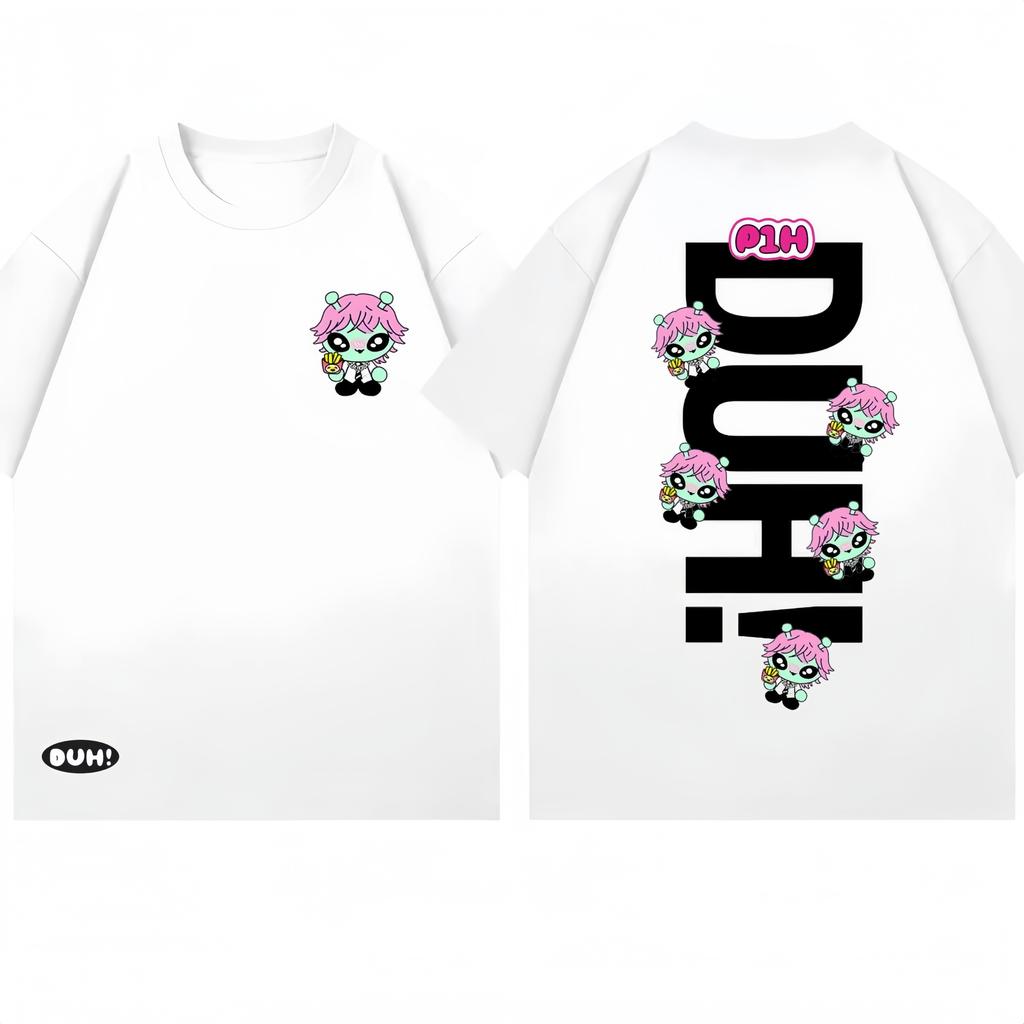 Новые летние корейские футболки с графическим принтом P1Harmony в стиле Q для женщин, футболки с коротким рукавом, высококачественная уличная одежда