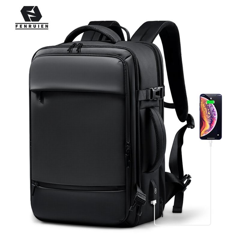 Fenruien New 40L Large Capacity&Expandable Travel Backpack Multifunction 17,17.3 Inch Business Laptop Backpack Bag