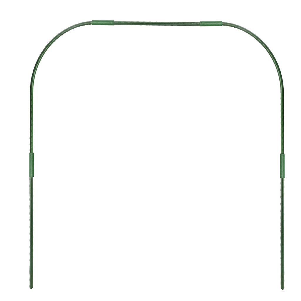 Комплект садовых дуг с зажимами для приподнятых грядок ПЭ Стальная труба Опора для растений Садовые колья Каркас из дуг