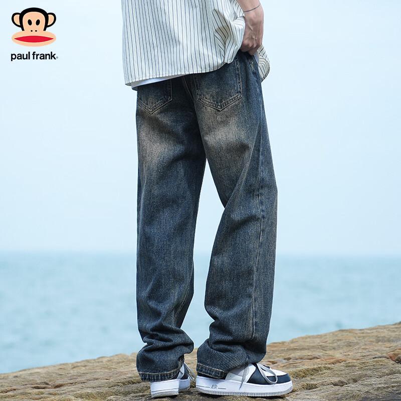 paul frank Мужские джинсы прямого кроя в стиле ретро