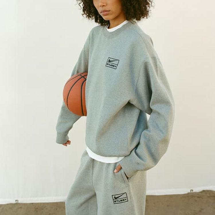 Флисовая кофта Stussy X Nike Crew DO9337-063