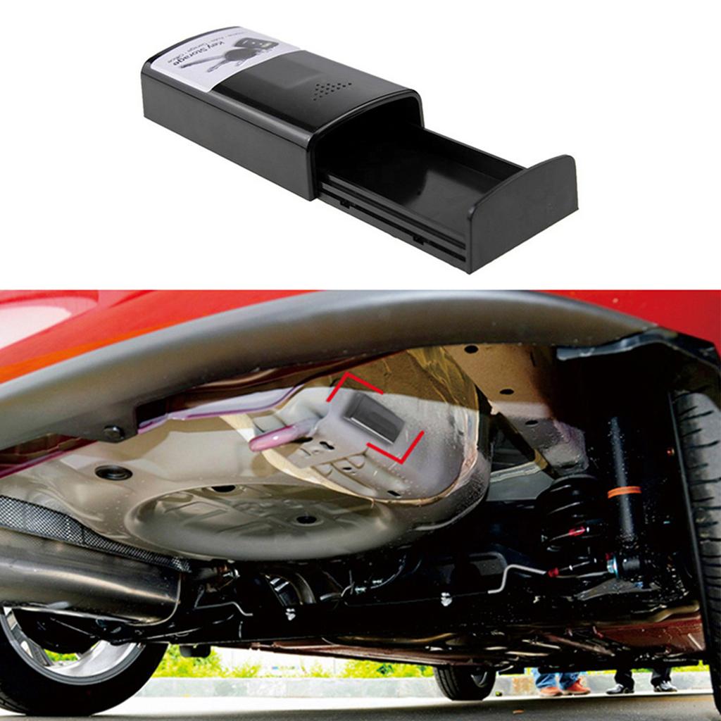 Creative Magnetic Black Key Safe Box Car Key Holder Hidden Storage Outdoor Stash For Home Office Car Truck Caravan Secret Box