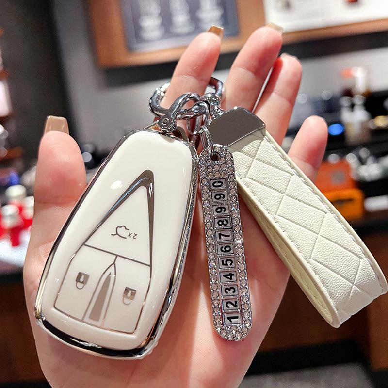 Чехол для ключа Changan CS Series: Подходит для CS75 Plus, Yidong, CS35, CS55, X5, Oushang X7