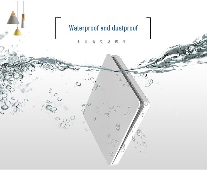 Беспроводной выключатель света с большой кнопкой, самопитанием - Не требует проводки или батареек