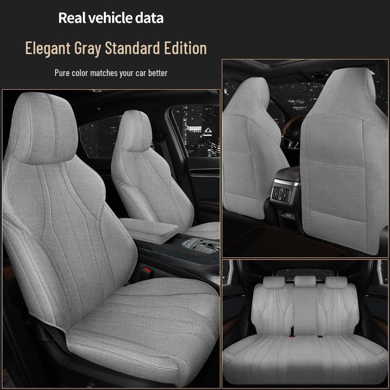 BYD Song PLUS Full Coverage Linen Seat Cushion for Five-Seater