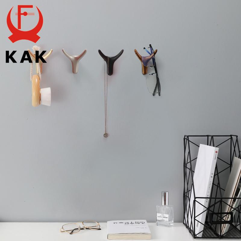 KAK Цинк Сплав Скандинавский Настенный Крючок Вешалка Крючок для Одежды Крючки для Повешивания Пальто Сумки Шляпы Настенные Крючки для Ванной Кухни Вешалки для Одежды с Винтами