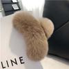 Fur Pure Color Korean Style Hair Clip Plush Hair Claw Leopard Grasp Clip Female Hair Accessories