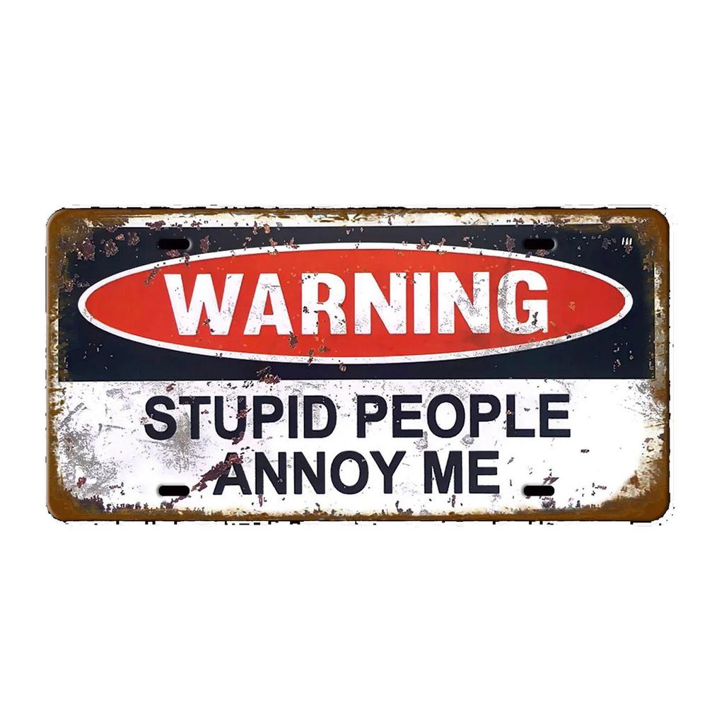 Внимание Номерные знаки Металлические жестяные таблички для настенного декора Винтажные таблички Металлические автомобильные знаки Для кафе бара клуба гаража паба