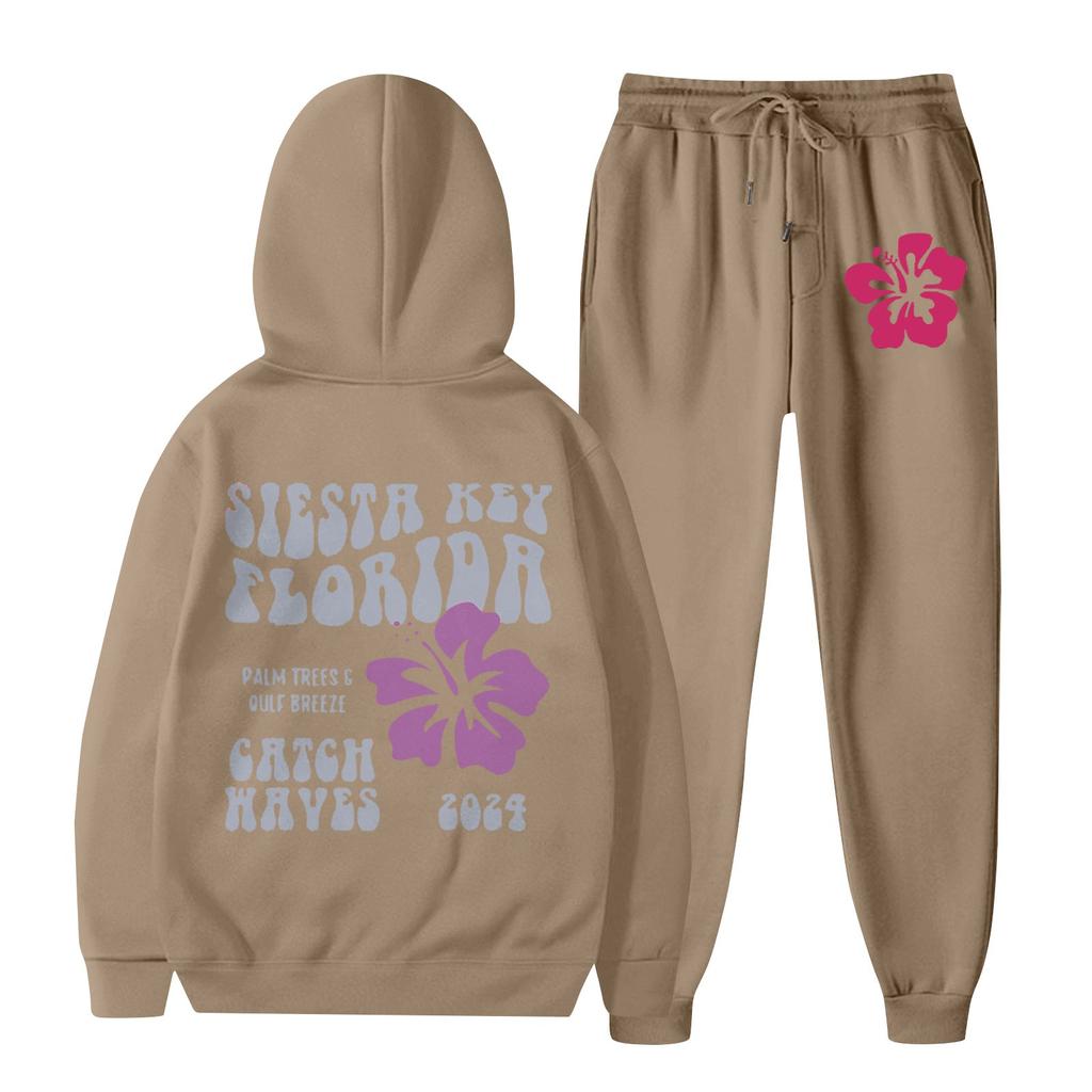 Женский спортивный спортивный костюм с капюшоном, комплект из двух предметов для бега, пуловер с длинными рукавами, толстовка + спортивные штаны, унисекс