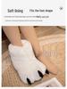 Plush Bear Paw Slippers - Cute, Warm Cotton Cartoon Design for Couples, Men & Women