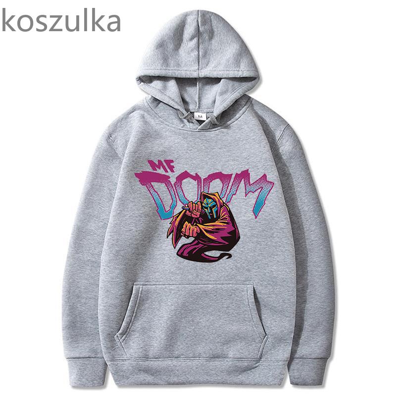 MF DOOM Толстовка Унисекс Пуловер Женская Унисекс Рэперская Модная Одежда Топы Кофты Спортивный Костюм Повседневная Свободная Уличная Одежда С Длинным Рукавом