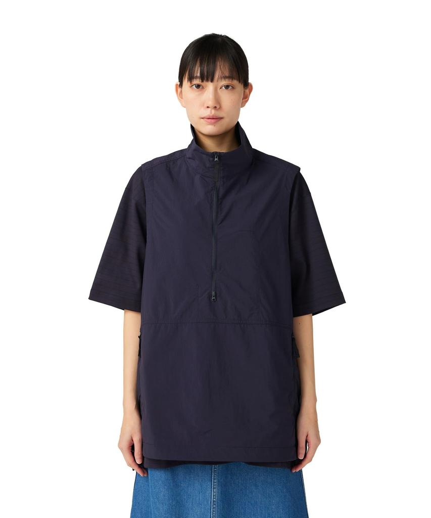 Snow Peak Nylon Tussah Utility Storage Vest and Size M JK-25AU009, Men's Women's, Navy,