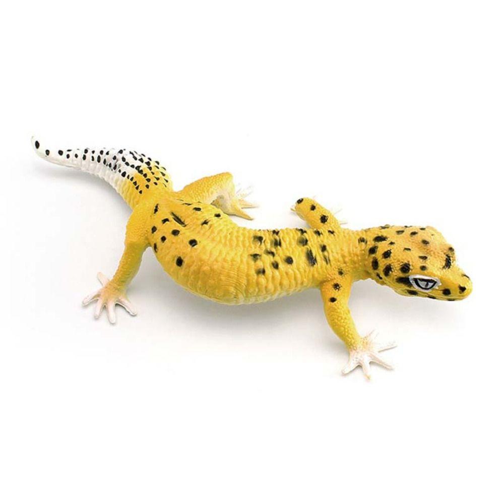 Simulation Reptile Animals Figures Miniature Gecko Figure Lizard Model Figurines  Birthday Gift