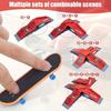 Мини-наборы для фингерборд-парка 6 в 1 Игрушки-фингерборды с 6 фингербордами, 6 деками для скейтпарка, рампой, фингербайком, подарок