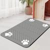 Pet Feeder Placemat Floor Rug with Waterproof Rubber Backing Anti Slip Quick-Drying Pad for Dogs Cats Food And Water Bowl Prevent Messes