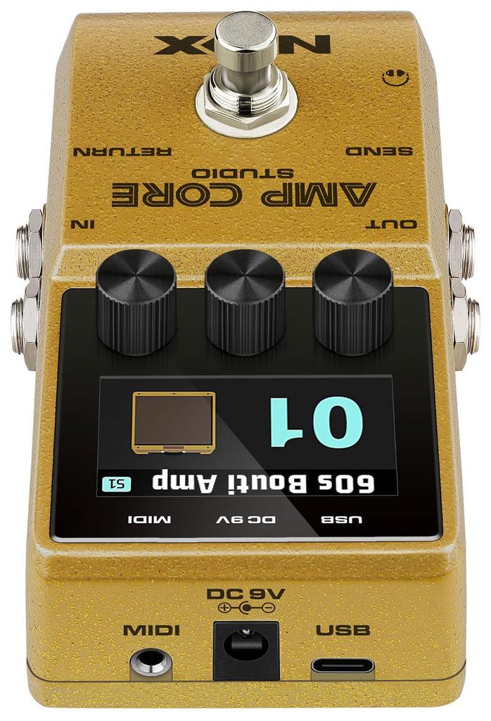 NUX Amp Core Studio Моделировщик усилителей Педаль IR Гитарные эффекты &