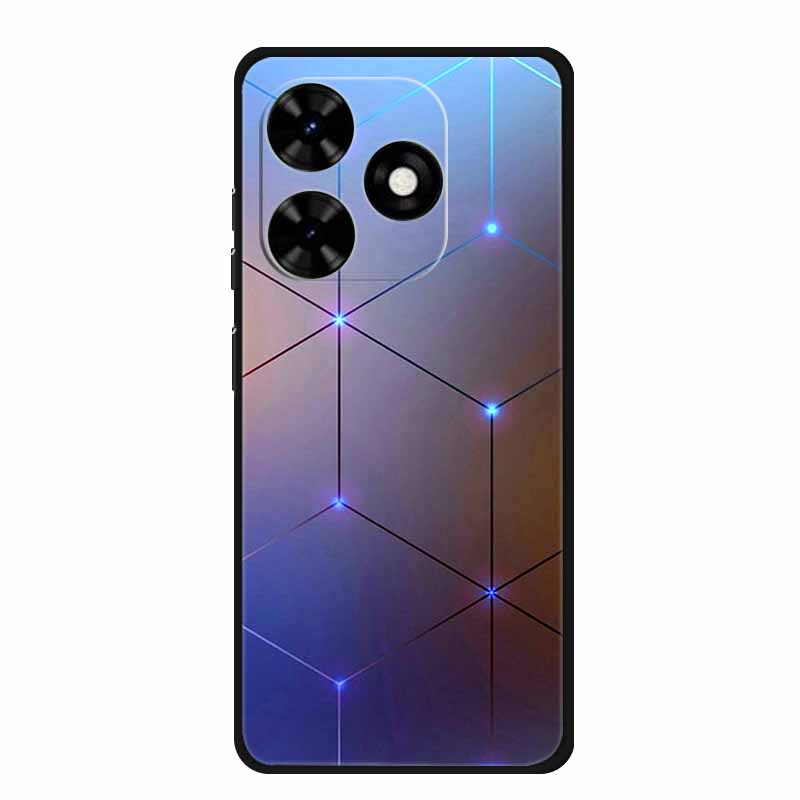 Чехол для Tecno Spark Go 2024 Животные Расписной ТПУ Силиконовый Мягкий Чехол для Телефона для Spark Go2024 BG6 Защитный Волк Ударопрочный Para