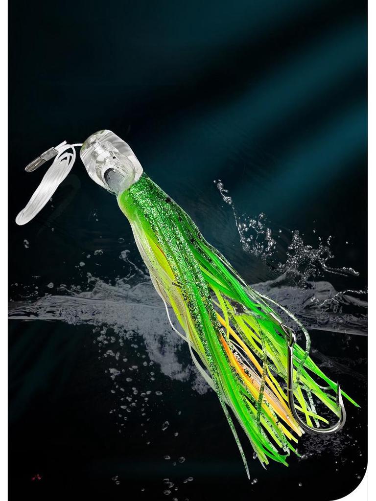 Мягкая приманка Leisure Guest 16 см/25 см для троллинговой рыбалки с лодки - приманка для тунца, кальмара, осьминога с крючком