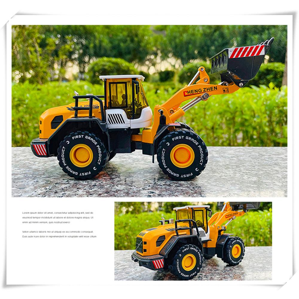 1/50 Toy Model Toy Simulation Engineering Vehicle Model Engineering Large Forklift Metal Inertia Children's Toy Car