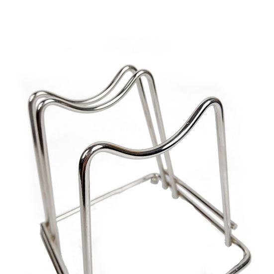 Органайзер для разделочной доски. Высокопрочная органайзер для кладовой. Подставка для разделочной доски из нержавеющей стали квадратной формы.