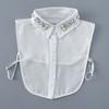 Glass Diamond Fake Collar Fashionable and Versatile Half Body Shirt Women's Fake Collar
