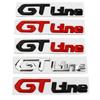 Стайлинг автомобиля GT Line 3D металлическая эмблема автомобильный значок наклейки на кузов Fender для Peugeot GT RCZ 308 508 3008 5008 KIA Sportage Picanto