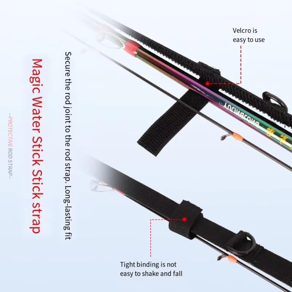 Wear-resistant Carp Fishing Rod Belt Protector Band Reel Elastic Wrap Band Belt Protector