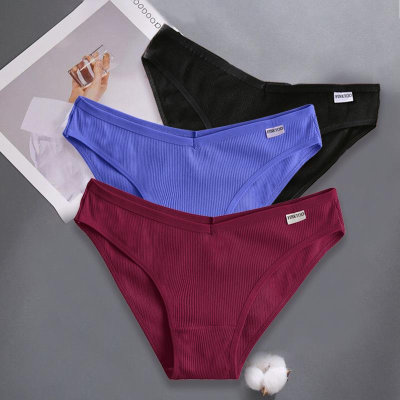 FINETOO 3 шт./компл. M-XXL женские сексуальные хлопковые трусики нижнее белье женские трусы женские трусы хлопковые трусики нижнее белье для девочек