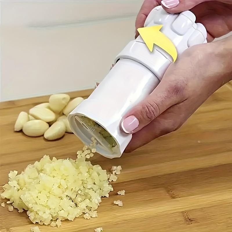 Multifunctional Garlic Chopper Wheel Garlic Mincer Roller Aid Hand Garlic Grinder Chili Onion Crusher Kitchen Gadget Tools