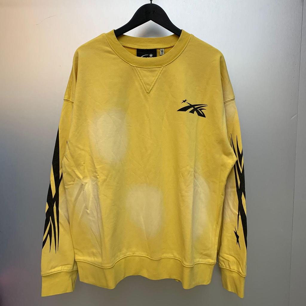 Hellstar Distressed Retro Loose Zipper Pure Cotton Hoodie - American Hip Hop Style