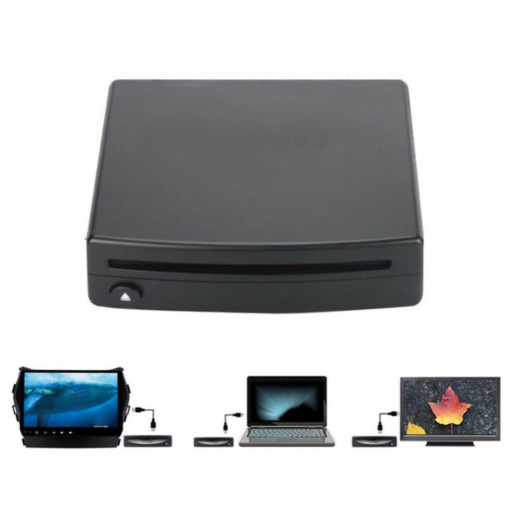 Супертонкий USB-питание, внешний автомобильный CD-DVD-плеер, совместимый с ПК, светодиодным телевизором, MP5, мультимедийный плеер, автомобильные аксессуары