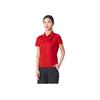 Li Ning Plain Polo Shirt With Collar Women Tops White APLT078-5