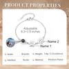Personalized Name Picture Bracelet Custom Dog Paw Projection Names Bracelets Photo Bracelet Pet Dog Cat Memorial Gifts for Women