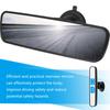 Rear View Mirror Glass Suction Cup Learner Driver Stick On Interior Wide Car