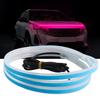 DIY автомобильный капот световая полоса дневного света бегущая полоса сканирования освещение IP68 гибкие автоматические резаки огни декоративные неоновые лампы 12 В