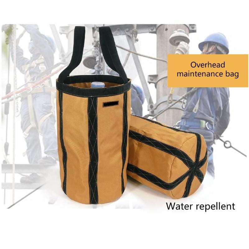 Multifunctional Tool Bucket Tool Organizers Tool Storage Bag Waterproof Tool Bag Bucket Linemen Bag Tool Accessories