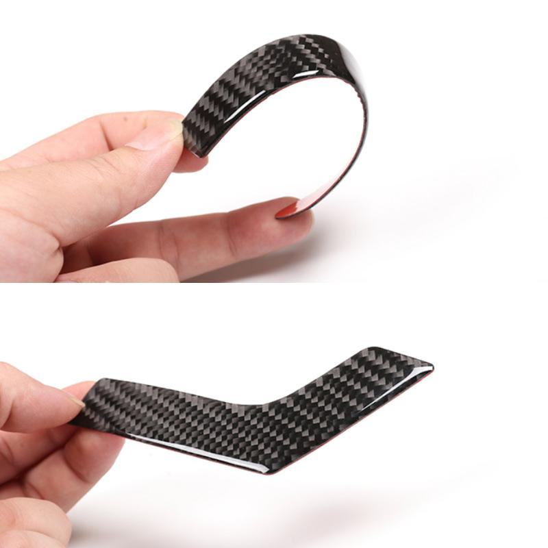 Для Mercedes Benz C Class W204 2005 2006 2007 2008 2009 2010 2011 2012 углеродное волокно автомобильная внутренняя дверная ручка рамка крышка