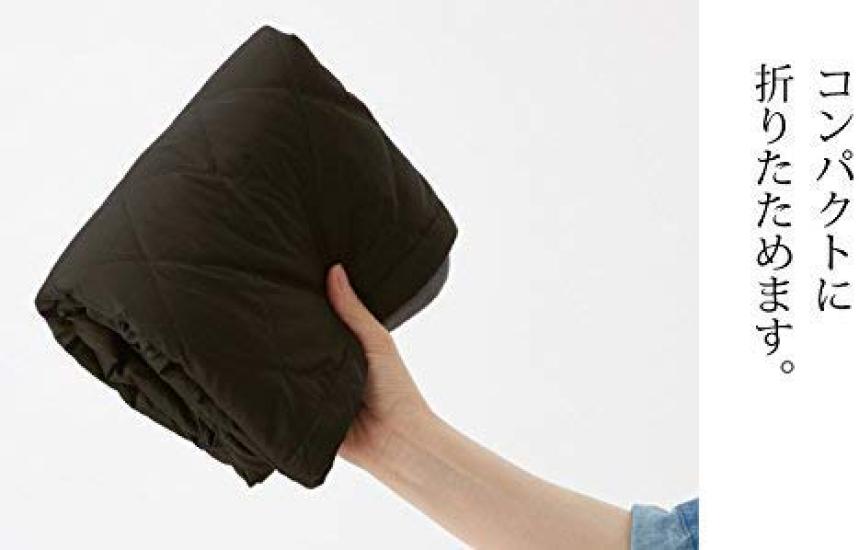 Серван Теплая Стеганая Двусторонняя Юбка-запа́х (черный)